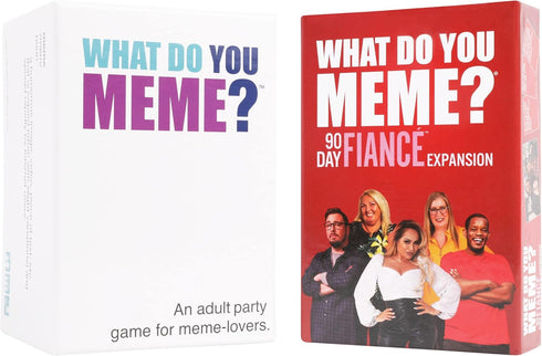 WHAT DO YOU MEME? 90 Day Fiancé Expansion Pack – Designed to be Added to Core Party Game...